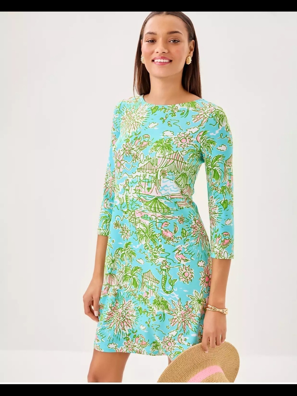 Lilly Pulitzer Ophelia Swing Dress Sunbathers Bliss,M NWT